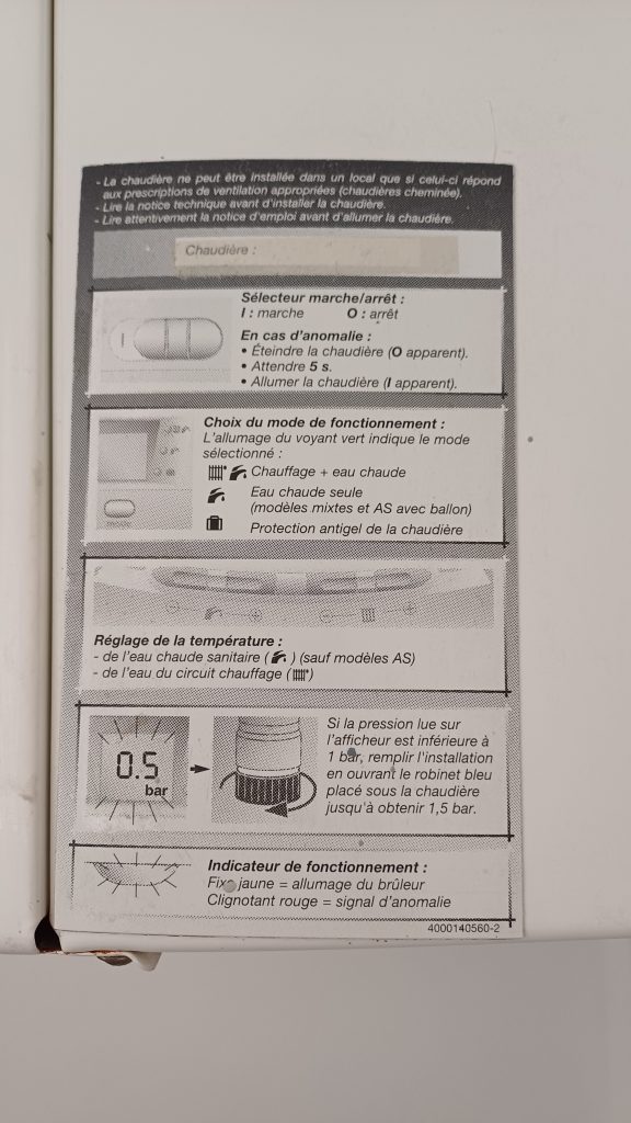 Chaudière gaz Saunier Duval