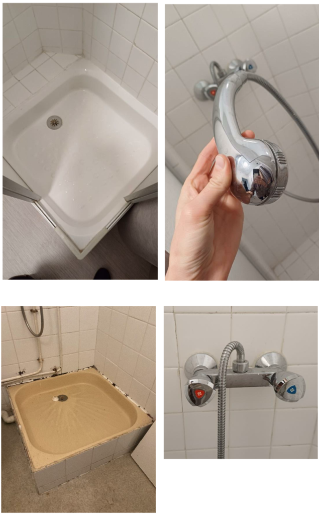 Receveur de douche en céramique