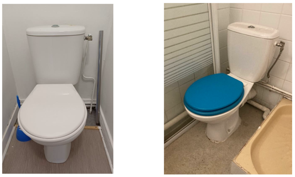 Sanitaire WC sur pied