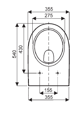 Cuvette suspendue Allia Prima