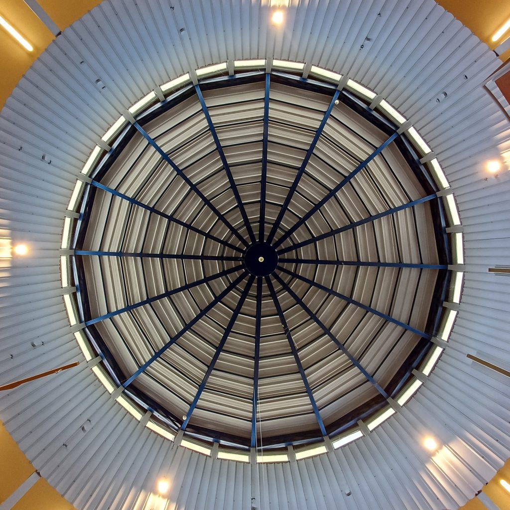 Tôle de bardage métallique thermolaqué blanc