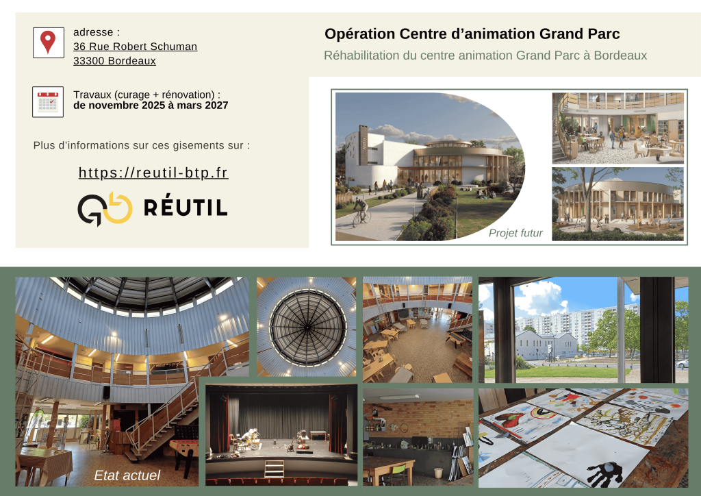 Tissus et mercerie issus d'une salle de spectacle