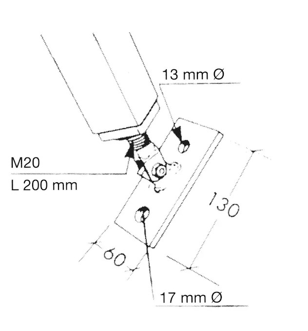 Etais de mur réglables