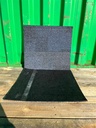 Dalle plombante de moquette bleue noire moutonnée