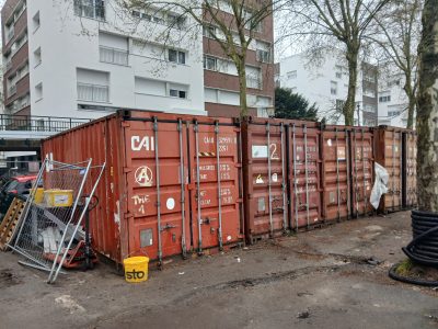 Conteneurs de chantier