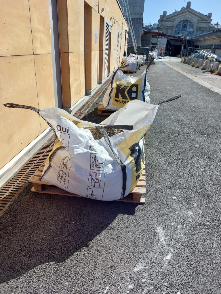 Gravillons en toiture